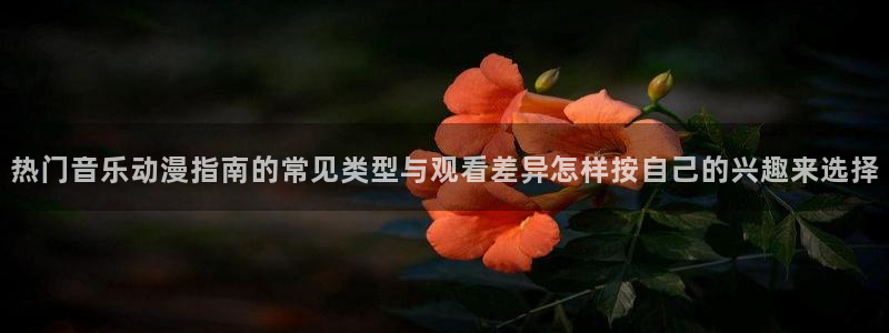YY漫画最新漫画:热门音乐动漫指南的常见类型与观看差异怎样按自己的兴趣来选择配图